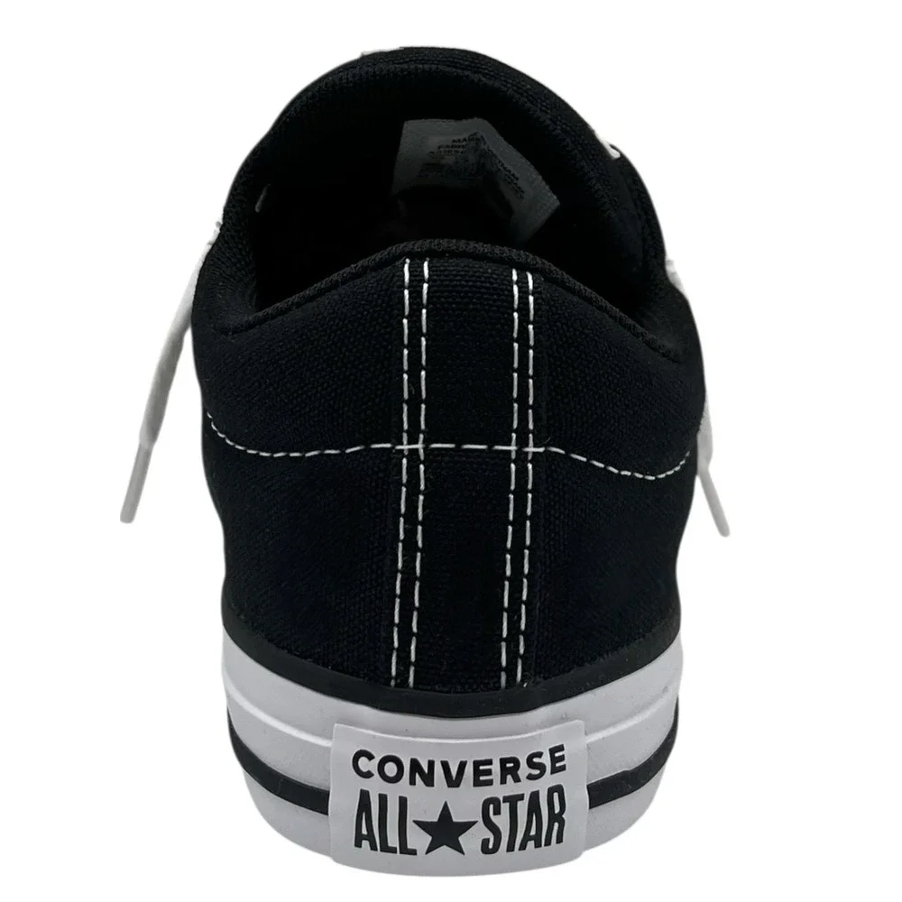 Converse Chuck Taylor Street Youth Boys Girls Low Top Sneaker Size 3 Black White